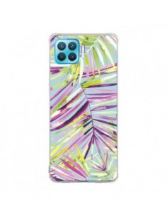 Coque Oppo Reno4 Lite Tropical Flowers Multicolored -...