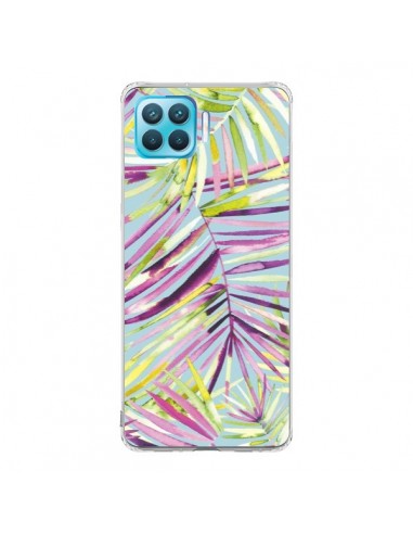 Coque Oppo Reno4 Lite Tropical Flowers Multicolored - Ninola Design