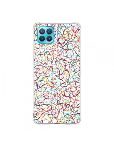 Coque Oppo Reno4 Lite Water Drawings White - Ninola Design