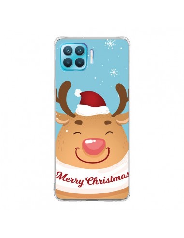 Coque Oppo Reno4 Lite Renne de Noël Merry Christmas - Nico