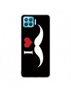 Coque Oppo Reno4 Lite I Love Moustache - Nico
