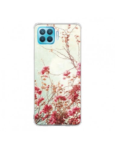 Coque Oppo Reno4 Lite Fleur Vintage Rose - Nico