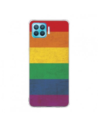 Coque Oppo Reno4 Lite Drapeau Arc En Ciel Gay - Nico