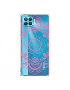 Coque Oppo Reno4 Lite Mandala Rose Clair Azteque...