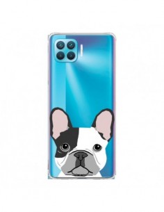 Coque Oppo Reno4 Lite Bulldog Français Chien Transparente...