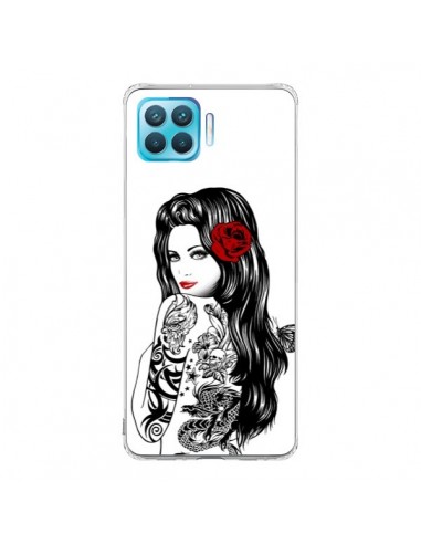 Coque Oppo Reno4 Lite Tattoo Girl Lolita - Rachel Caldwell