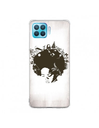 Coque Oppo Reno4 Lite Childhood Garden Afro - Rachel Caldwell