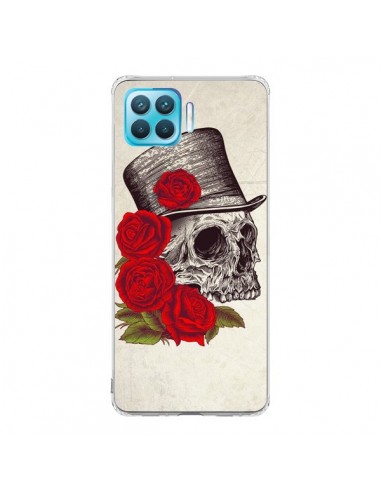 Coque Oppo Reno4 Lite Gentleman Crane Tête de Mort - Rachel Caldwell