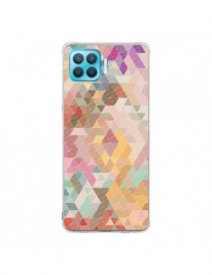 Coque Oppo Reno4 Lite Azteque Pattern Triangles - Rachel...