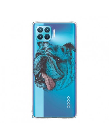 Coque Oppo Reno4 Lite Chien Bulldog Dog Transparente - Rachel Caldwell