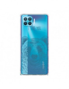 Coque Oppo Reno4 Lite I Love You Bear Ours Ourson...