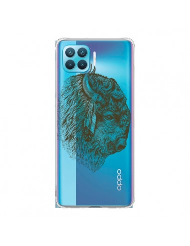 Coque Oppo Reno4 Lite Buffalo Bison Transparente - Rachel Caldwell