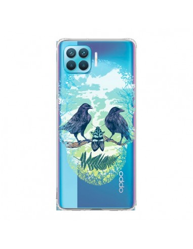 Coque Oppo Reno4 Lite Tête de Mort Nature Transparente - Rachel Caldwell