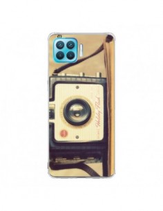 Coque Oppo Reno4 Lite Appareil Photos Vintage Smile - R...