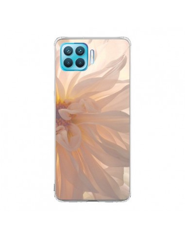 Coque Oppo Reno4 Lite Fleurs Rose - R Delean