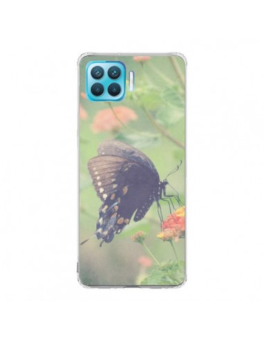 Coque Oppo Reno4 Lite Papillon Butterfly - R Delean