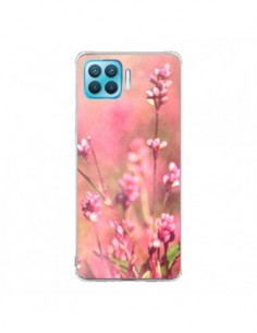 Coque Oppo Reno4 Lite Fleurs Bourgeons Roses - R Delean