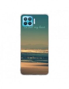 Coque Oppo Reno4 Lite Be still my heart Mer Sable Beach...