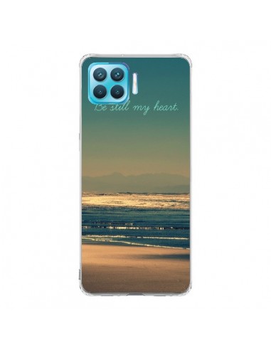 Coque Oppo Reno4 Lite Be still my heart Mer Sable Beach Ocean - R Delean