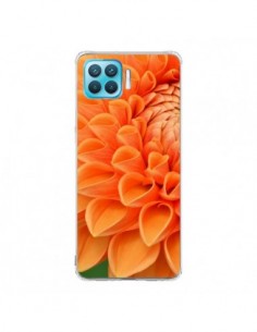 Coque Oppo Reno4 Lite Fleurs oranges flower - R Delean