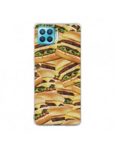 Coque Oppo Reno4 Lite Burger Hamburger Cheeseburger - Rex...
