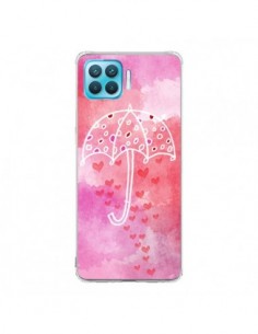 Coque Oppo Reno4 Lite Parapluie Coeur Love Amour - Sylvia...