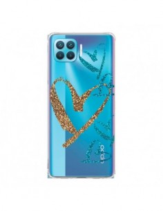 Coque Oppo Reno4 Lite Coeurs Heart Love Amour...