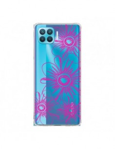 Coque Oppo Reno4 Lite Spring Flower Fleurs Roses...