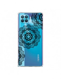 Coque Oppo Reno4 Lite Triple Mandala Noir Black...