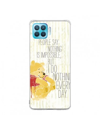 Coque Oppo Reno4 Lite Winnie I do nothing every day - Sara Eshak