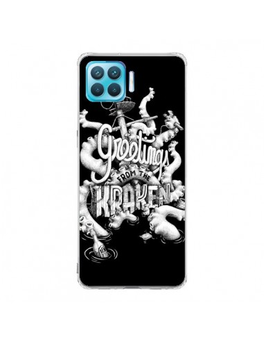 Coque Oppo Reno4 Lite Greetings from the kraken Tentacules Poulpe - Senor Octopus