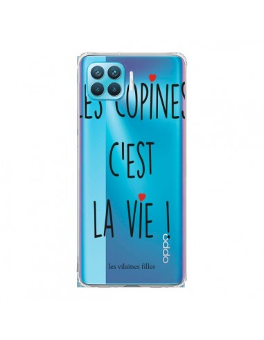 Coque Oppo Reno4 Lite Les copines, c'est la vie Transparente - Les Vilaines Filles