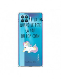 Coque Oppo Reno4 Lite Je suis une licorne, quand je pète...