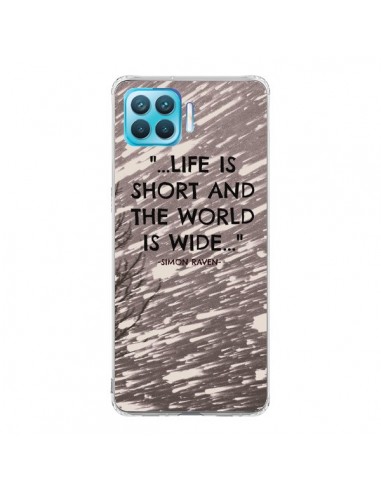 Coque Oppo Reno4 Lite Life is short Foret - Tara Yarte