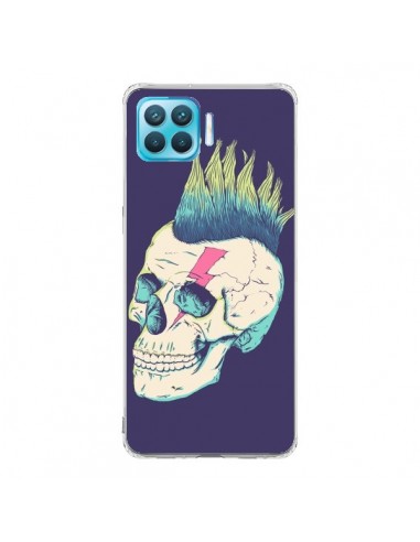 Coque Oppo Reno4 Lite Tête de mort Punk - Victor Vercesi