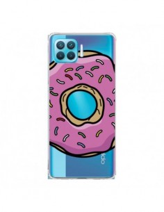 Coque Oppo Reno4 Lite Donuts Rose Transparente - Yohan B.