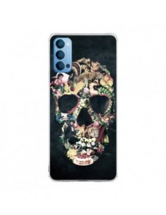 Coque Oppo Reno4 Pro 5G Skull Vintage Tête de Mort - Ali...