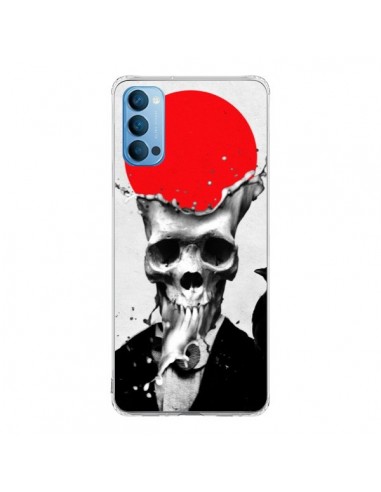 Coque Oppo Reno4 Pro 5G Splash Skull Tête de Mort - Ali Gulec