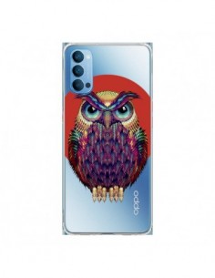 Coque Oppo Reno4 Pro 5G Chouette Hibou Owl Transparente -...