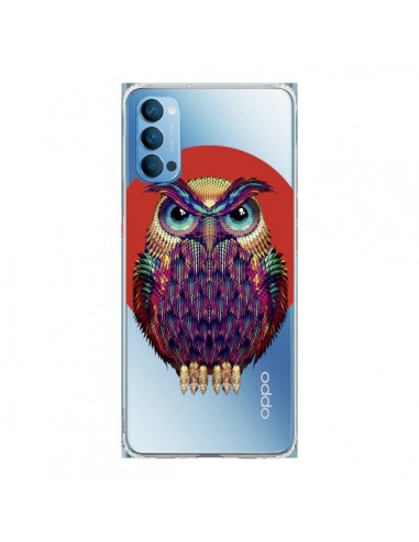 Coque Oppo Reno4 Pro 5G Chouette Hibou Owl Transparente - Ali Gulec