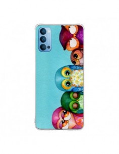 Coque Oppo Reno4 Pro 5G Famille Chouettes - Annya Kai