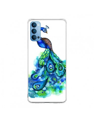 Coque Oppo Reno4 Pro 5G Paon Multicolore - Annya Kai