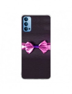 Coque Oppo Reno4 Pro 5G Noeud Papillon Kitty Bow Tie -...