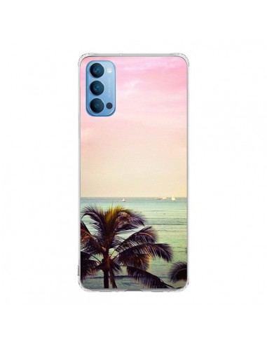 Coque Oppo Reno4 Pro 5G Sunset Palmier Palmtree - Asano Yamazaki