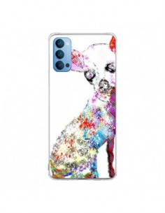 Coque Oppo Reno4 Pro 5G Chien Chihuahua Graffiti -...