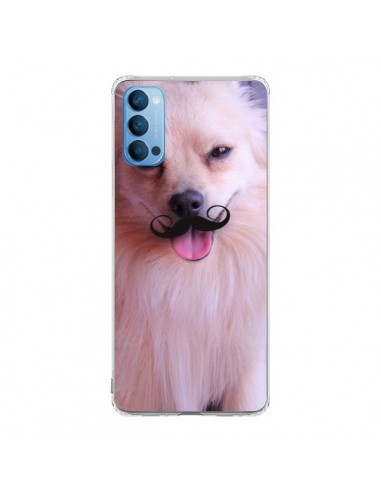 Coque Oppo Reno4 Pro 5G Clyde Chien Movember Moustache - Bertrand Carriere