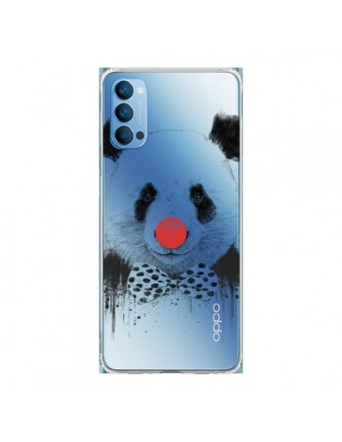 Coque Oppo Reno4 Pro 5G Clown Panda Transparente - Balazs Solti