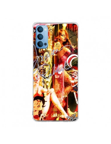 Coque Oppo Reno4 Pro 5G Jessica Rabbit Betty Boop - Brozart