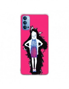 Coque Oppo Reno4 Pro 5G Lola Femme Fashion Mode Rose -...