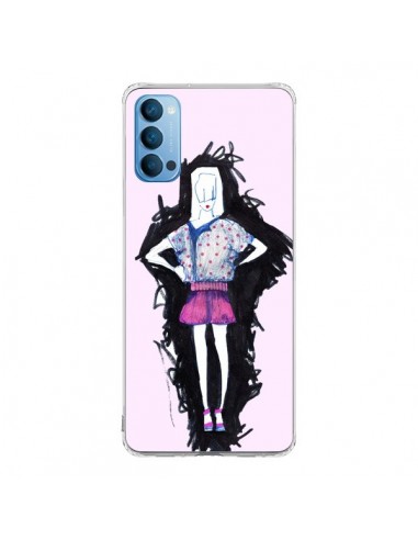 Coque Oppo Reno4 Pro 5G Valentine Femme Fashion Mode Rose Clair - Cécile